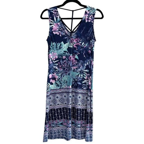 San Francisco Exotic Floral Boho Dress - Picture 2 of 3